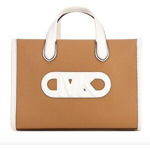 NWT Michael Kors Gigi Small East West Messenger Tote Bag - Pale Peanut